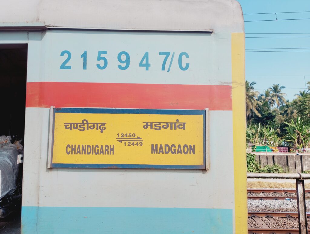 Madgaon to Delhi